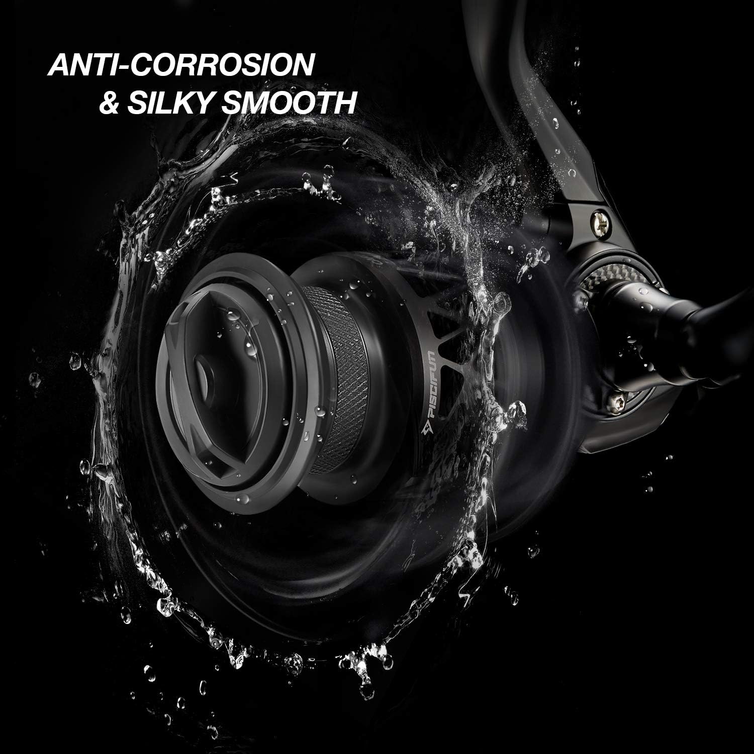 Piscifun Carbon X Spinning Reels, Light to 5.1oz, Carbon Frame and Rotor, 33LBs Max Drag, 10+1 Shielded BB, 5.2:1/6.2:1 High Speed Gear Ratio, Smooth Powerful Saltwater Freshwater Spinning Reel - Image 3