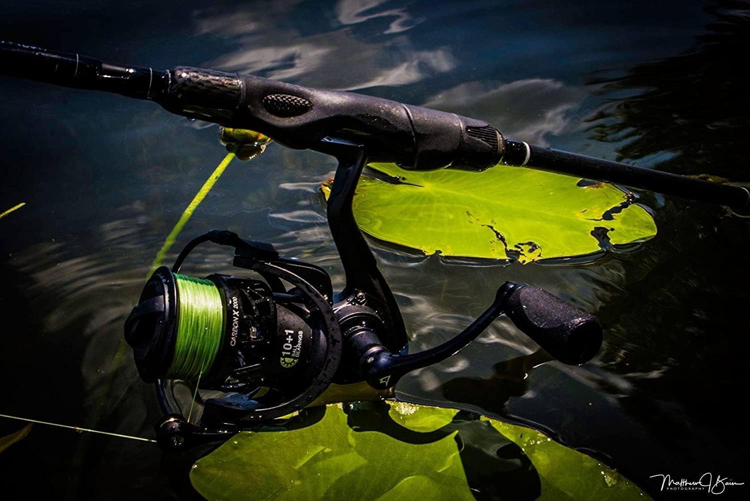 Piscifun Carbon X Spinning Reels, Light to 5.1oz, Carbon Frame and Rotor, 33LBs Max Drag, 10+1 Shielded BB, 5.2:1/6.2:1 High Speed Gear Ratio, Smooth Powerful Saltwater Freshwater Spinning Reel - Image 7